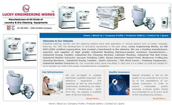 Washing machine Manufacturers Web solutions